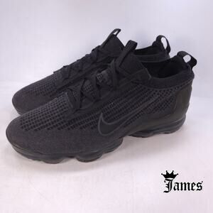 Nike Air Vapormax 2021 Flyknit Athletic Shoe Mens Size 12 DH4084-001 Black